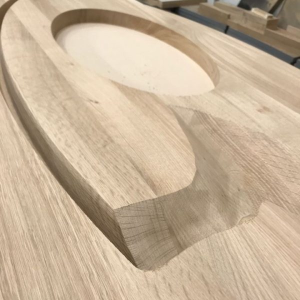 Contoured Table Base 
