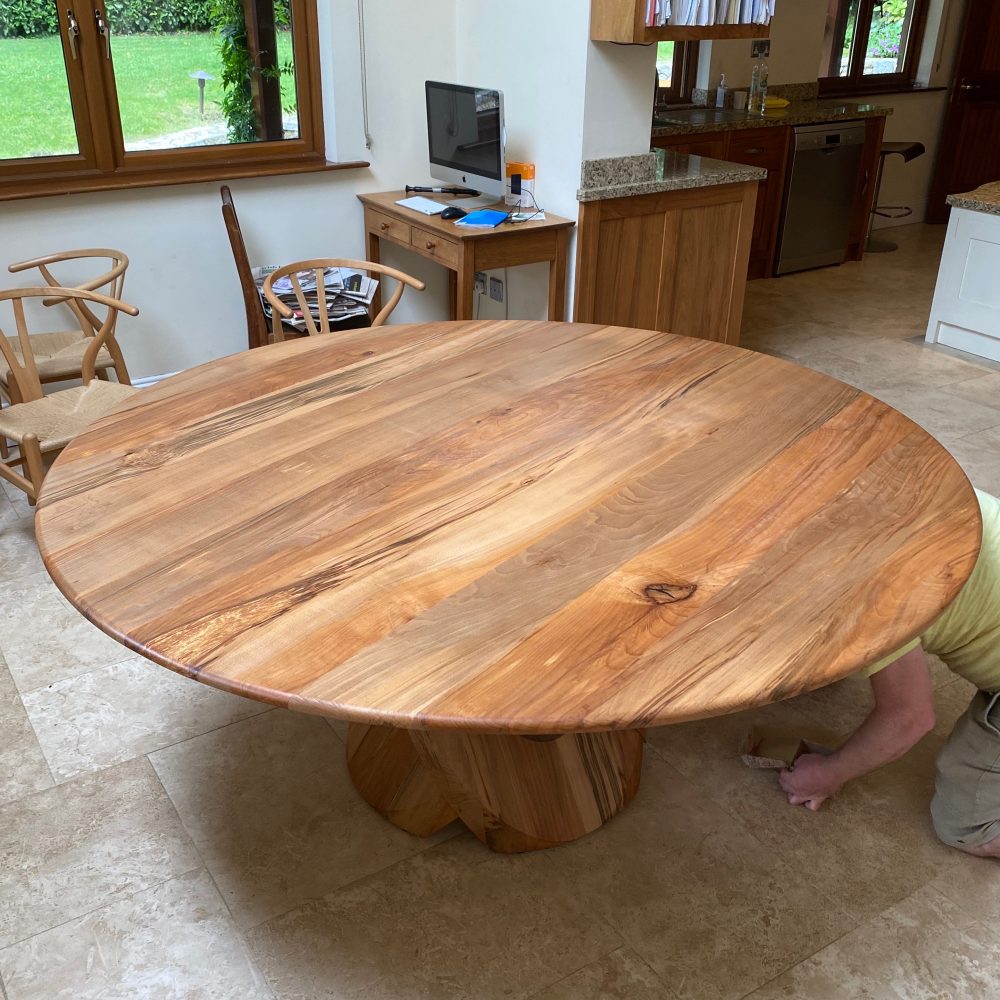 Dining table with 