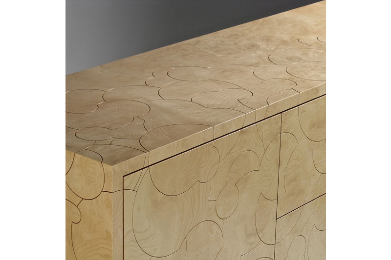 Cloud and Ash -Detail of Horizon Cabinet