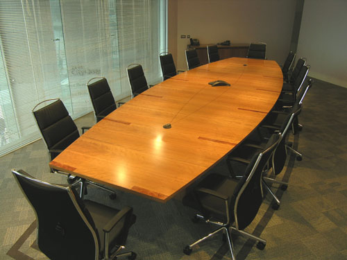 Cherry boardroom Table - Seats 14- Bespoke design -made in Ireland