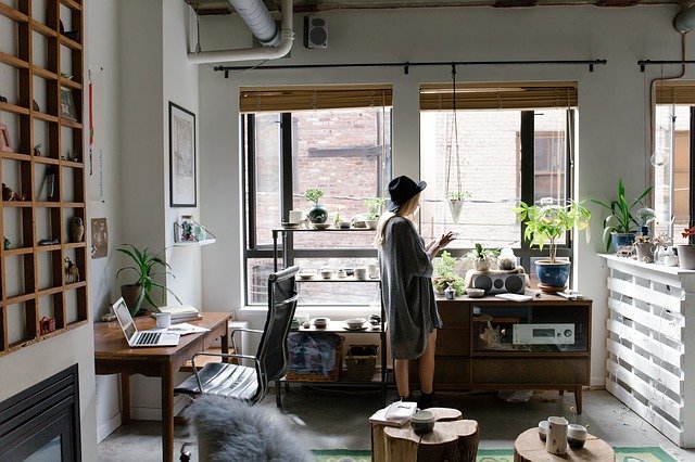 Woman in Home Office 