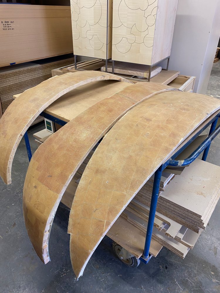 Custom-Made Rugby Memorabilia Table | Klimmek Furniture
