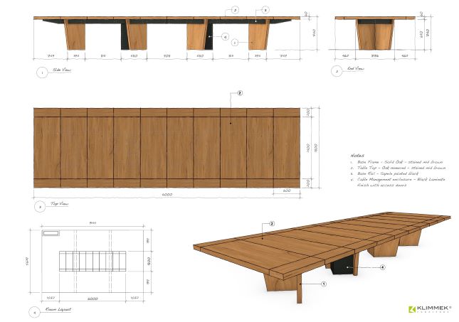 Johnstown Castle Conference Table Design 
